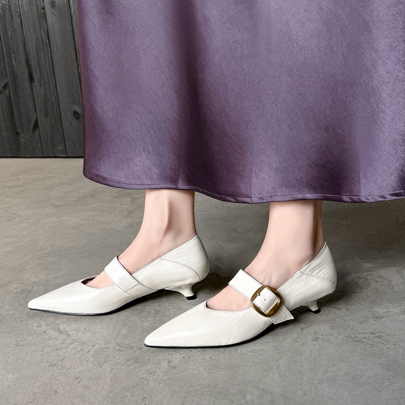 Women Shoes Mk - Zapatos de Mujer de Cuero Genuino