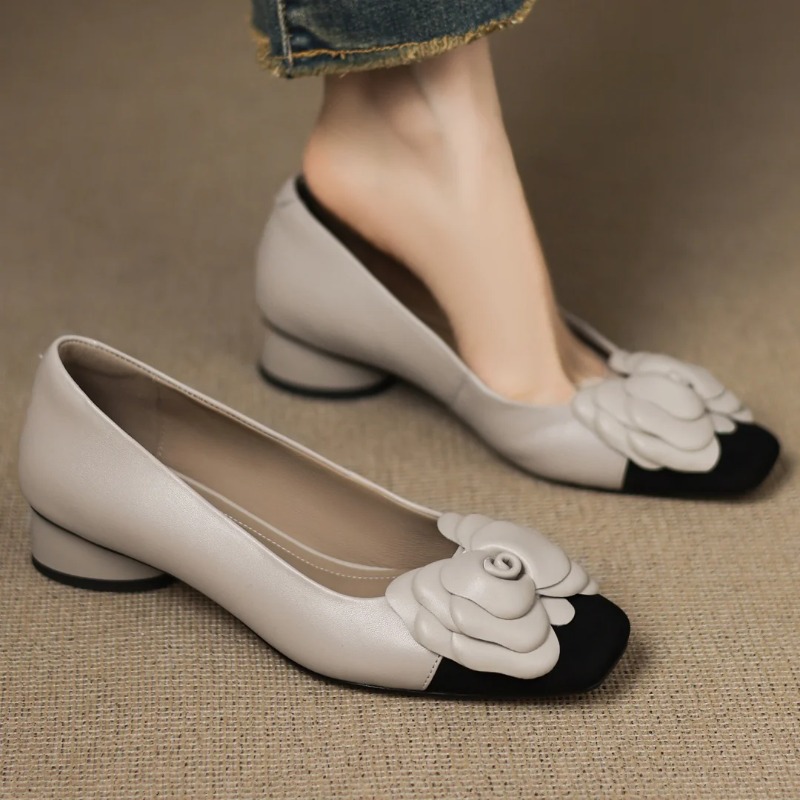 Women Shoes Size - Zapatos de tacón sin cordones con
