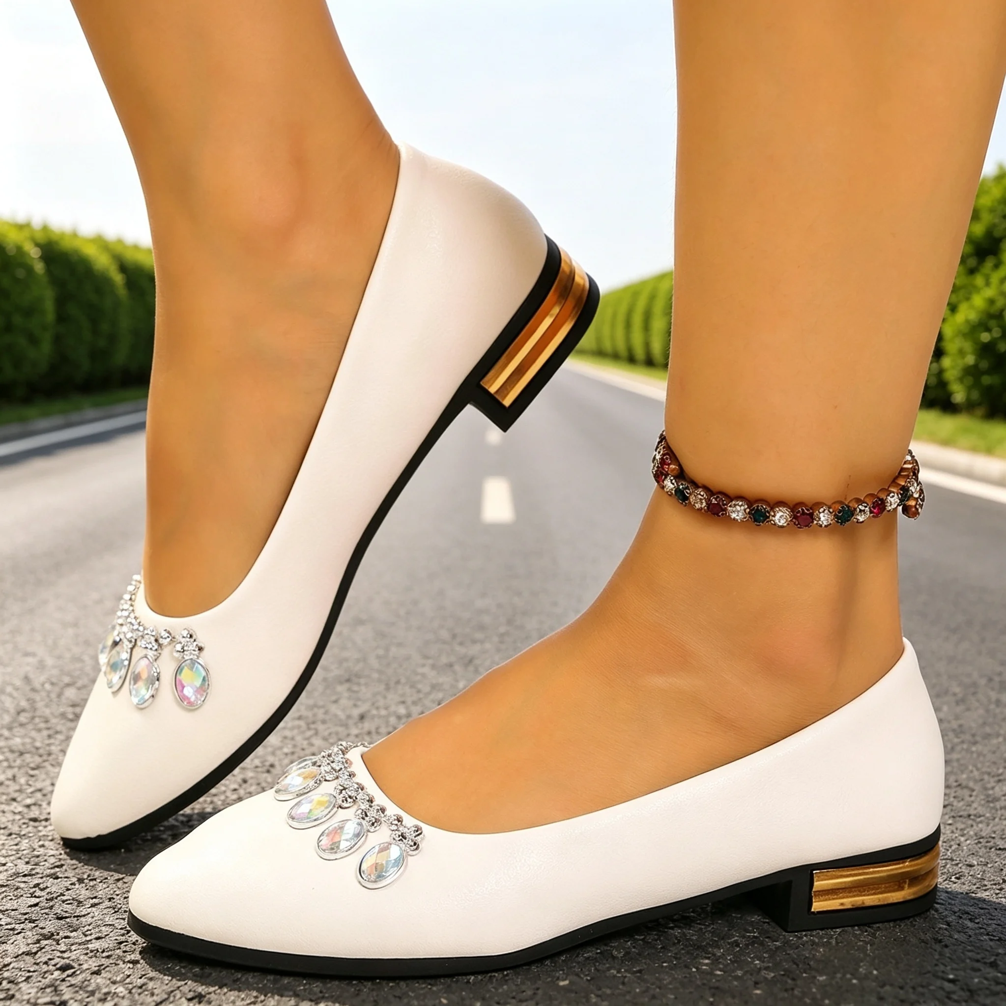 Shoes For Women Flats - Zapatos Planos de Mujer con Punta