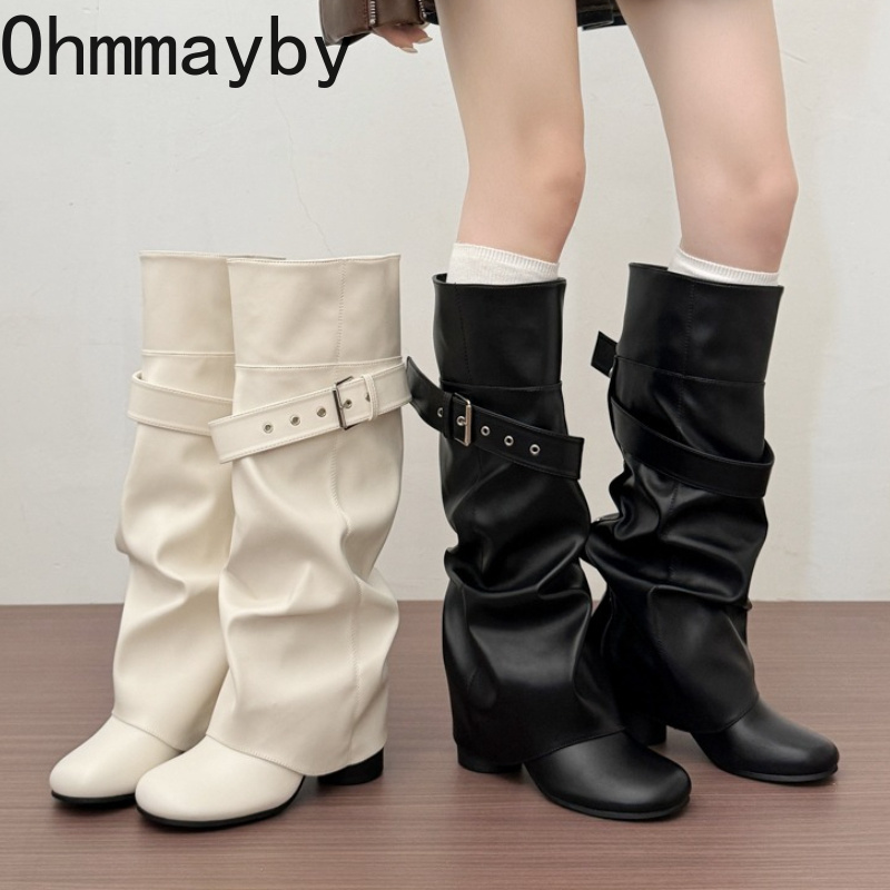 Block Heel Ankle Boots - Botas de Diseñador para Mujer, Botas
