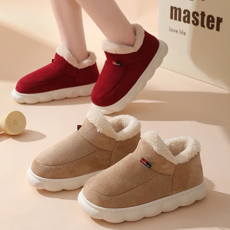 Women'S Shoes To Men'S Size - Zapatos de casa informales de invierno