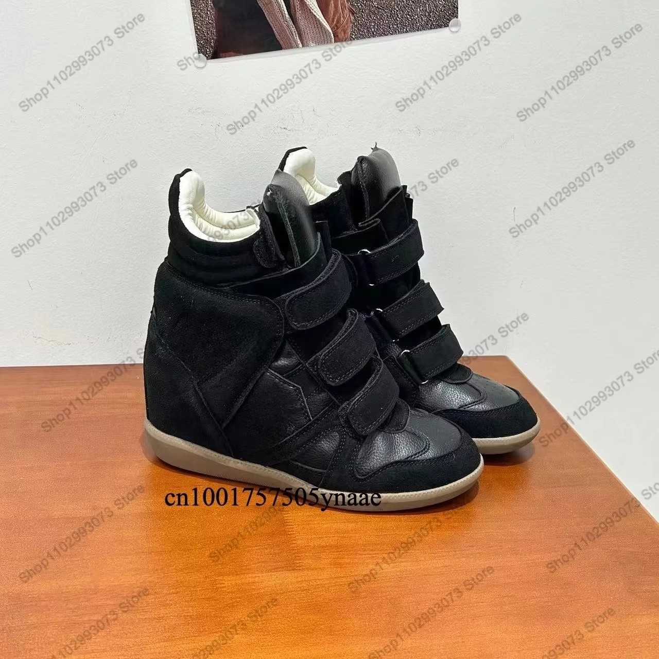 Block Heel Ankle Boots - Zapatillas de deporte de caña alta