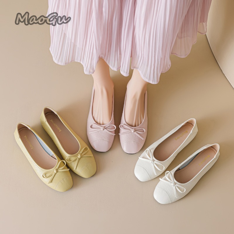 Shoes For Women Flats - Zapatos planos elegantes de bailarina con