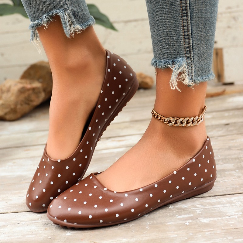 Zapatos Planos Blancos con Pun - Shoes For Women Flats reseña y precio