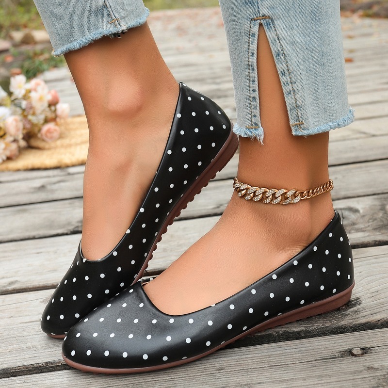 Zapatos Planos Blancos con Pun - Shoes For Women Flats reseña y precio