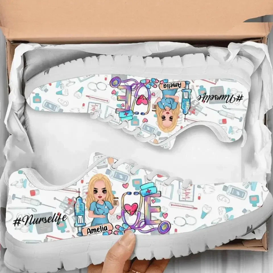 Zapatos planos Kawaii para enf - Women'S Shoes Nursing reseña y precio