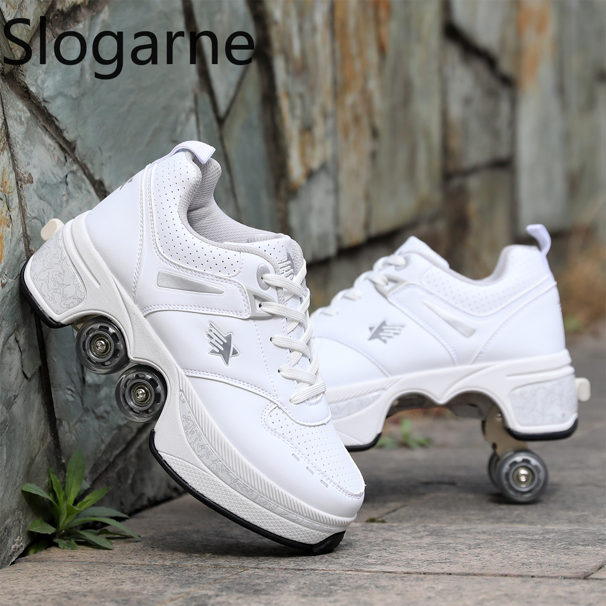 Zapatos de patines de 4 ruedas - Women Shoes Sneakers reseña y precio