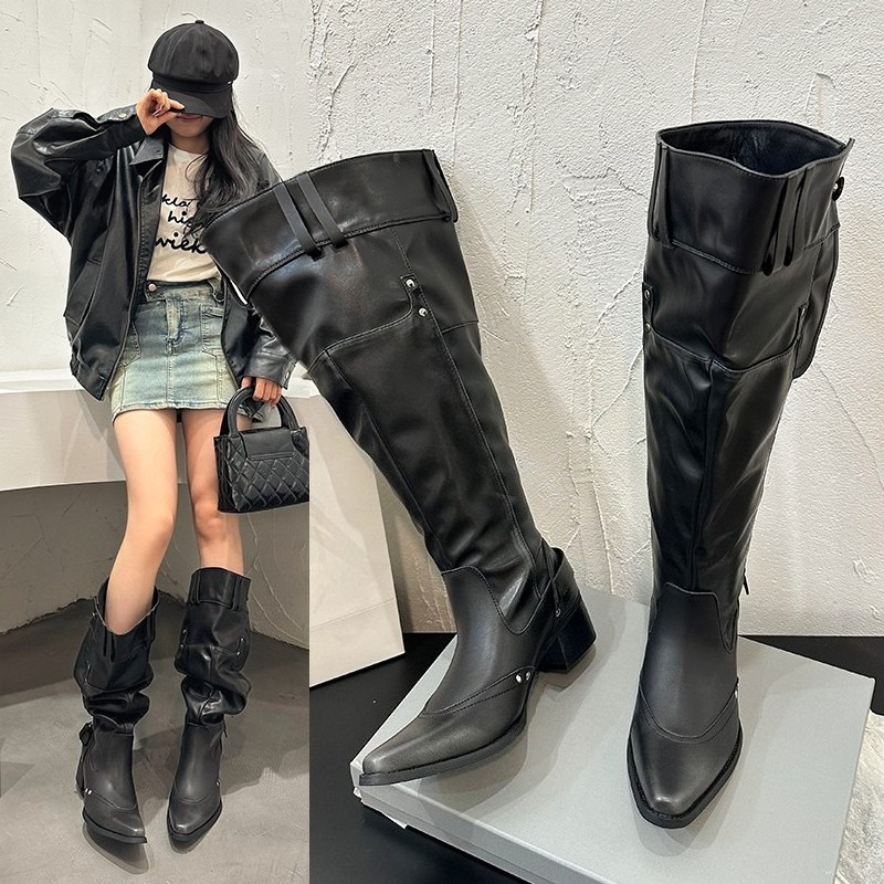 Botas individuales envueltas p - Block Heel Ankle Boots reseña y precio