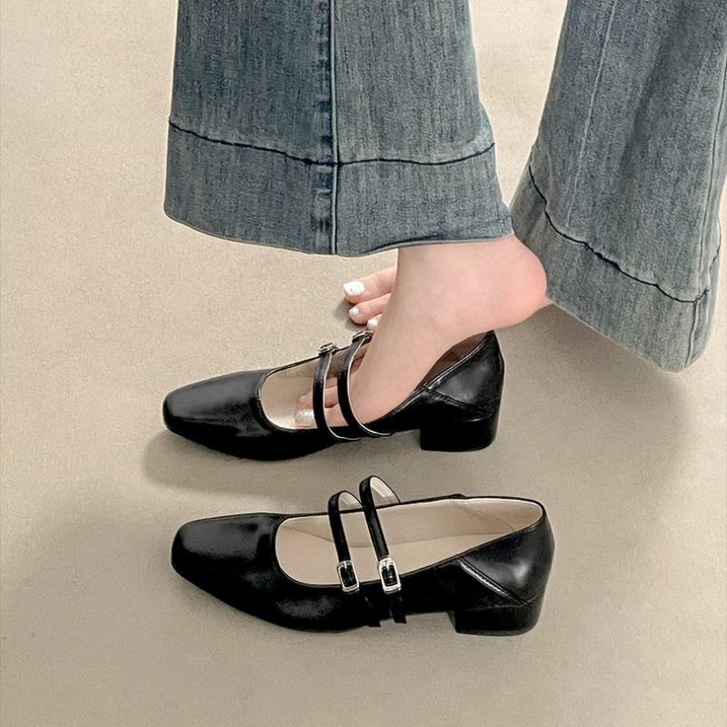 Zapatos Mary Jane plateados de - Women Shoes Casual reseña y precio