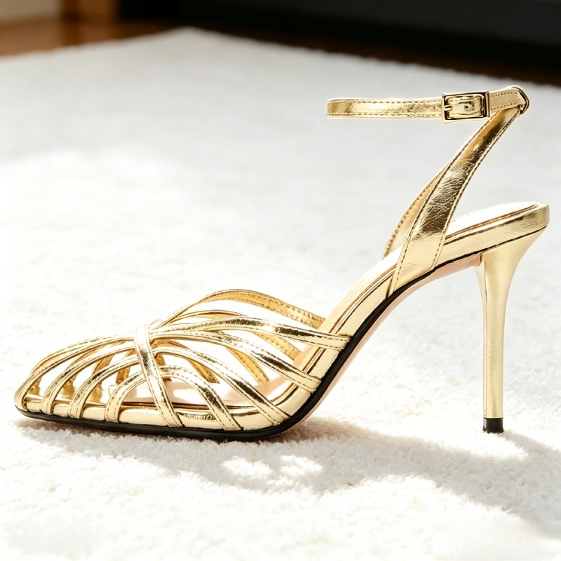 Sandalias de tacón alto con ba - Women Shoes Formal reseña y precio